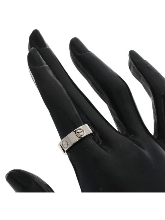 Cartier 18K White Gold 5.5mm Love Ring 49, US 4.75 $1,950 | eBay Cartier Love Ring 49 18k White Gold
